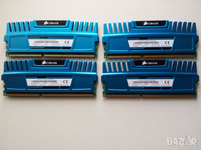 Памет рам 16GB 4х4GB DDR3 1600MHz КИТ Ram за настолен компютър Тествани и работещи!