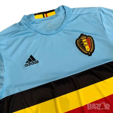 Футболна тениска Adidas x Belgium🇧🇪 2016/17 | M-L размер, снимка 2 - Тениски - 47125098