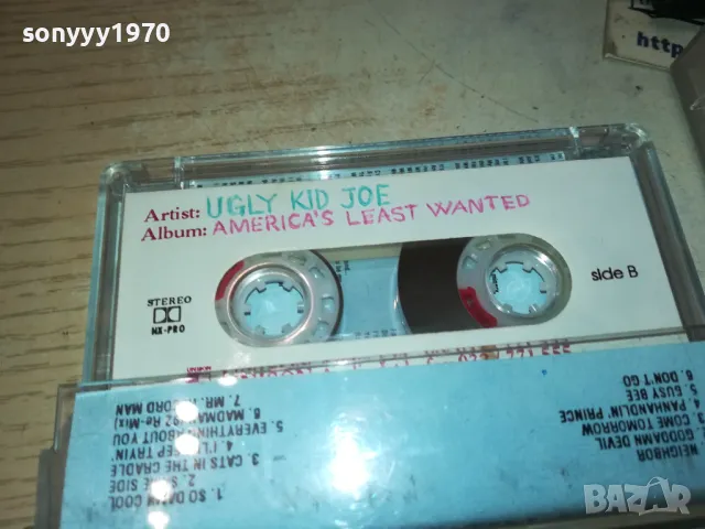 UGLY KID JOE TAPE TDK COPY 0601251157, снимка 6 - Аудио касети - 48568246