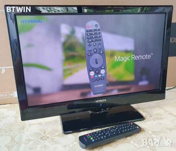 Телевизор - HITACHI 22 Inch - Full HD - LED - USB !, снимка 7 - Телевизори - 52302171