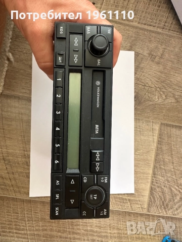 Радиокасетофон Volkswagen beta, снимка 7 - Радиокасетофони, транзистори - 51796200