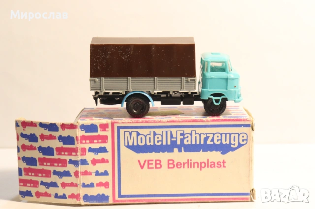 BERLINPLAST H0 1/87 IFA ИФА КАМИОН КОЛИЧКА МОДЕЛ, снимка 3 - Колекции - 53664854