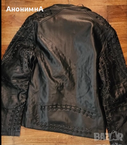 💥Мъжко кожено яке💥, снимка 5 - Якета - 51904622