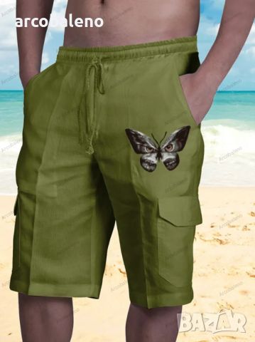 Мъжки къси карго панталони с много джобове, 15цвята , снимка 4 - Къси панталони - 45906493