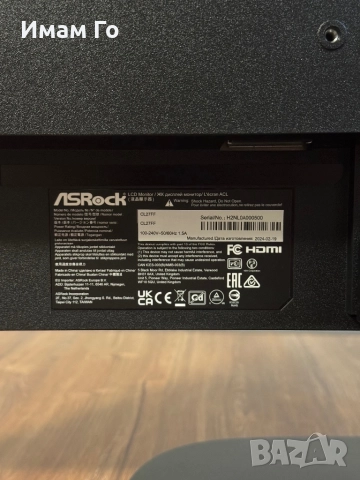 Монитор 27” ASRock Challenger CL27FF – 90LXA090-A0E0A0N – отличен избор за гейминг или офис, снимка 5 - Монитори - 52446010