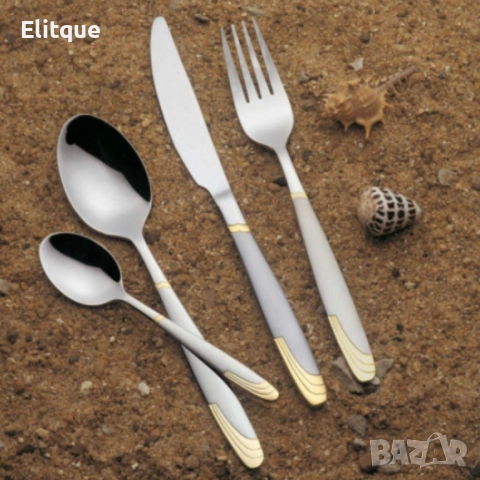 Прибори 30ч. Bohmann, кутия, 18/10 s/s, неръждаема стомана, снимка 3 - Други - 52818707