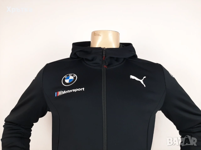 Puma BMW Motorsport Team Midlayer - Оригинално мъжко горнище р-р S, снимка 7 - Спортни дрехи, екипи - 53923468