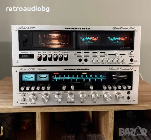 🔉Топ колекционерски сет MARANTZ - ресийвър 4270 и дек 5020🔉