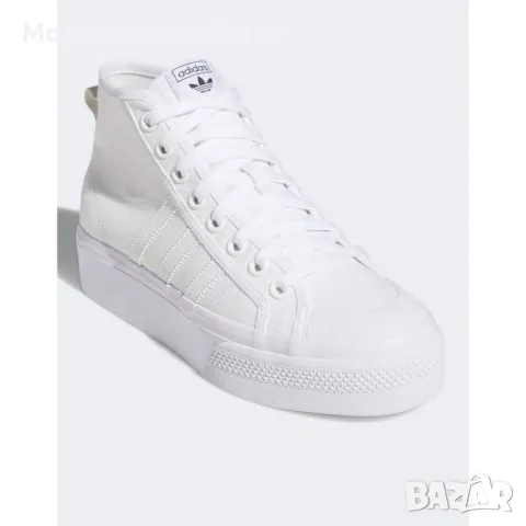 Дамски спортни обувки ADIDAS Originals Nizza Platform Mid Shoes White, снимка 2 - Дамски ежедневни обувки - 47952604