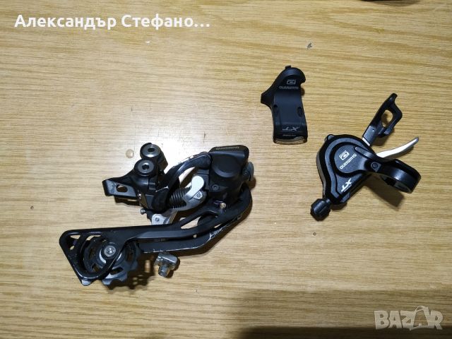 Заден дерайльор shimano rd m786 sgs (дълго рамо) и команда за 10 скорости, снимка 5 - Части за велосипеди - 46650451