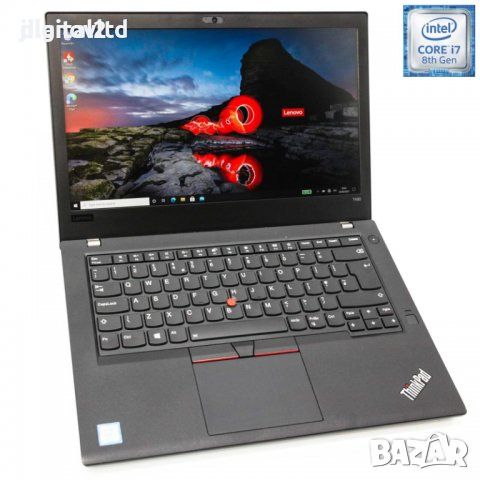 Лаптоп Lenovo Thinkpad T480 Intel i5-8250U, 16GB RAM SSD+HDD 24m Гаранция, снимка 3 - Лаптопи за работа - 45524429