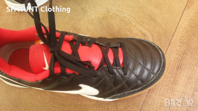 NIKE TIEMPO Leather Footlall Shoes Размер EUR 37,5 / UK 4,5 за футбол естествена кожа 73-14-S, снимка 5 - Футбол - 53115469