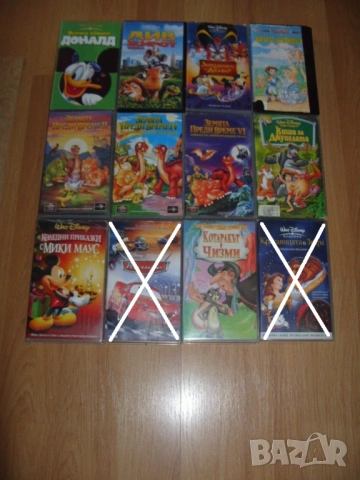 Анимации на Видеокасети VHS, снимка 2 - Анимации - 51676797