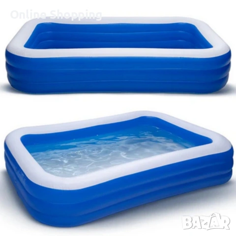 Голям надуваем семеен басейн - релакс и забавление за цялото семейство, снимка 6 - Басейни и аксесоари - 53345014