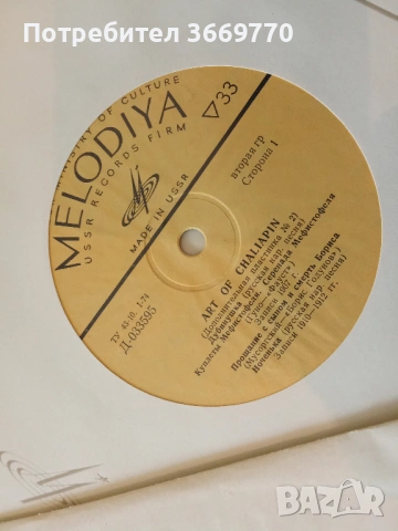 Шаляпин нови грамофонни плочи 1-10, снимка 4 - Грамофонни плочи - 53770267