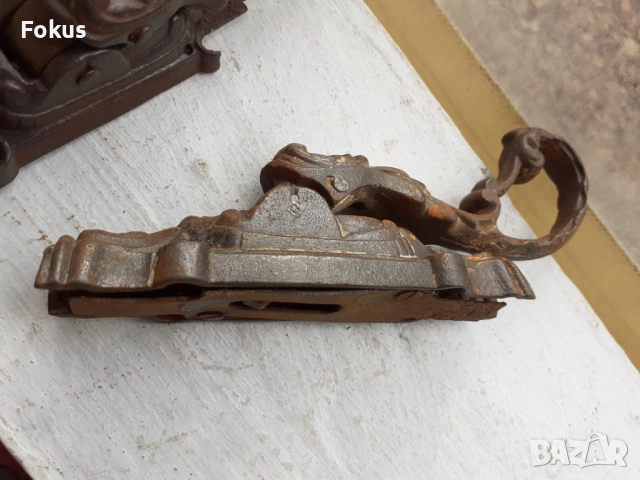 Стари чугунени барокови райбери обков за прозорци, снимка 2 - Антикварни и старинни предмети - 51524656