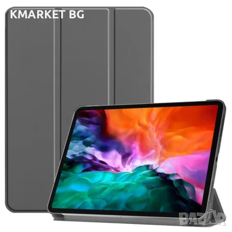 Apple iPad Pro 12.9 (2021) Кожен Калъф и Протектор, снимка 5 - Калъфи, кейсове - 49207713