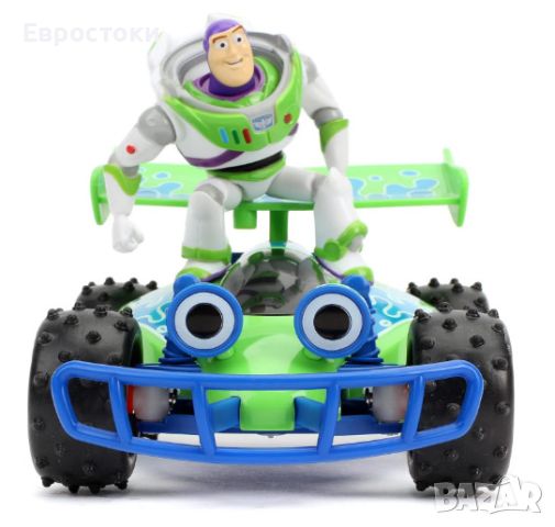 Кола с дистанционно управление JADA Toys Disney Pixar Toy Story 4 Turbo Buggy W/Buzz Lightyear, снимка 2 - Коли, камиони, мотори, писти - 45360224