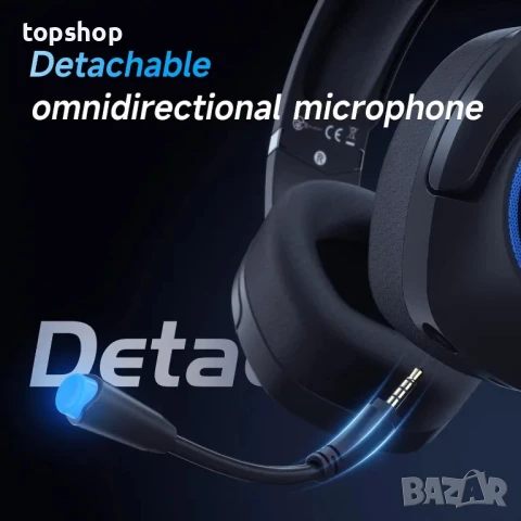 НОВИ безжични слушалки Captain 400 2.4GHz USB C Wireless Bluetooth 5.2, 60H, снимка 7 - Bluetooth слушалки - 50542383