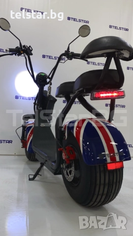 Електрически скутер BIG CITY HARLEY X1 1500W 48V 13Ah LED, високопроизводителни батерии от последно , снимка 5 - Мотоциклети и мототехника - 52426359