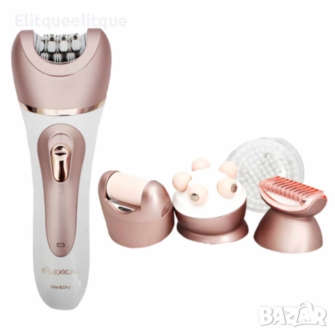 Комплект епилатор 5в1 Lexical, снимка 5 - Епилатори - 52205546