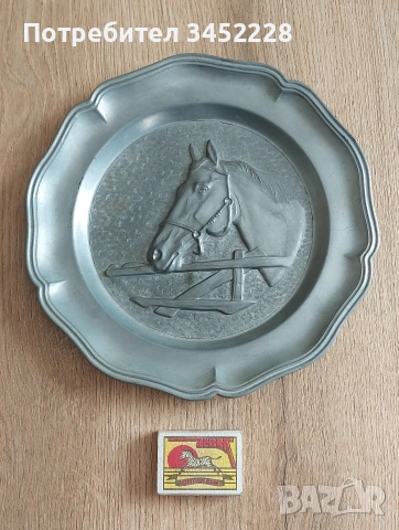 пано ретро калаена чиния маркирана за ценители , снимка 7 - Декорация за дома - 53826298