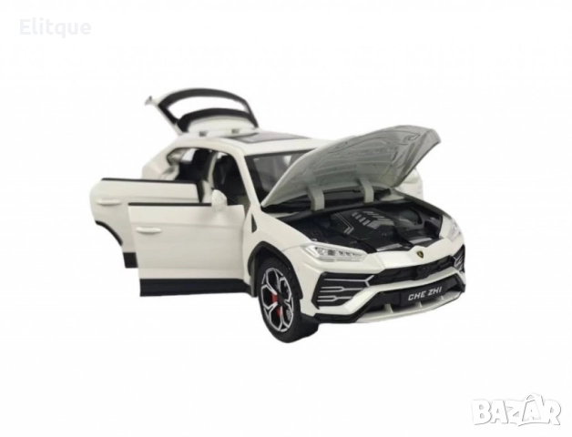 Метален джип Lamborghini Urus – Пушек, звук и светлина, снимка 13 - Коли, камиони, мотори, писти - 52745174