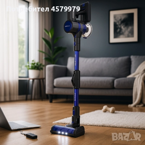 Безжична прахосмукачка 3 в 1 Taurus Crossback Digital Flex, снимка 2 - Прахосмукачки - 51687448