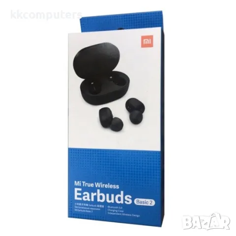 Слушалки Bluetooth безжични Xiaomi Redmi Airdots 2, Черни, снимка 3 - Bluetooth слушалки - 50285566