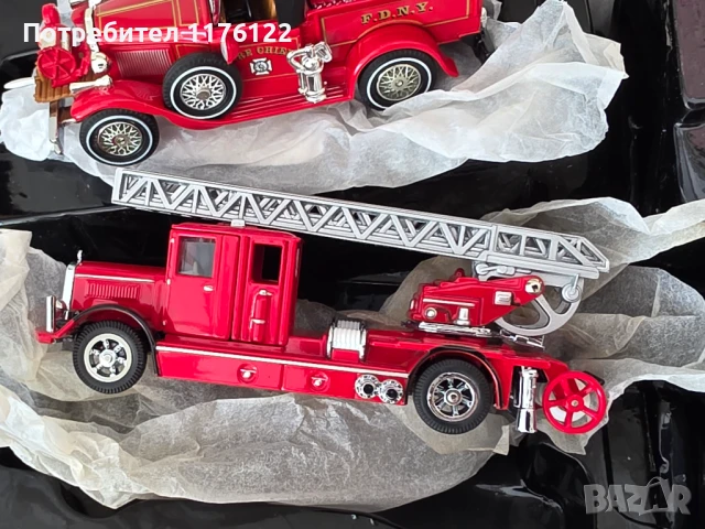 Matchbox Dinky MOY LE Models Of Yesteryear Fire Trucks Пожарни Мачбокс Ретро Модели Нови В Кутии, снимка 3 - Коли, камиони, мотори, писти - 50826900