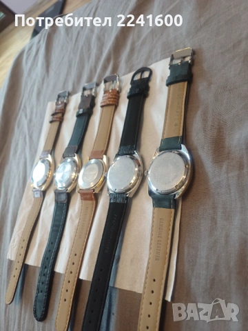 Лот от 5 швейцарски часовника, снимка 10 - Мъжки - 54156383