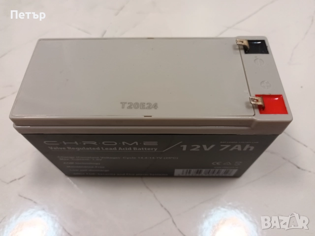 Акумулатор 12V 7Ah 15x6x9.3см, снимка 4 - Друга електроника - 52241196