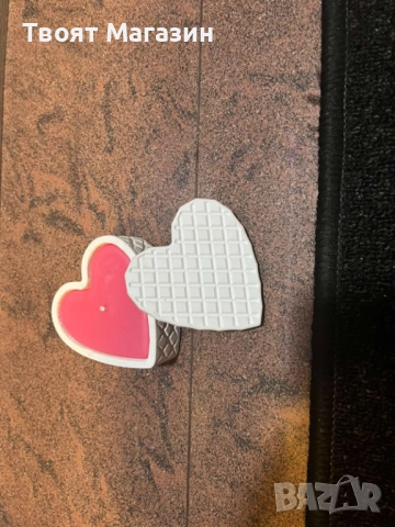 Ръчно изработен Подарък Сърце от Акрилна Смола със Соев Восък – Бяло със Златист акцент, снимка 6 - Ръчно изработени сувенири - 52908214