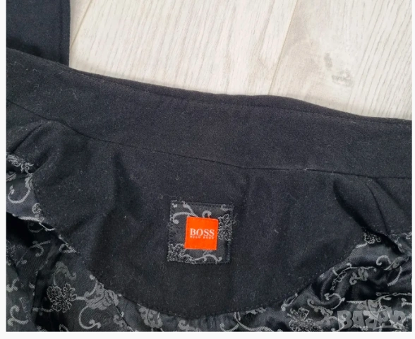 Елегантно палто Hugo Boss с уникален дизайн. размер 38 -Xs- S вълна/ кашмир, снимка 4 - Палта, манта - 53365289
