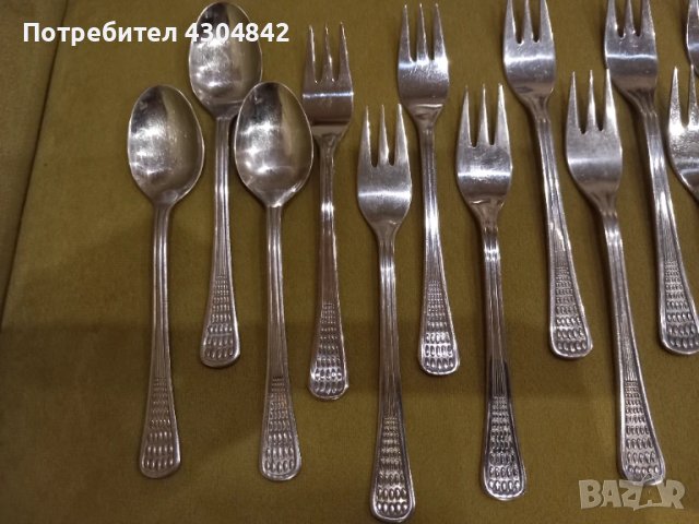 Десертни вилици и лъжици , снимка 2 - Прибори за хранене, готвене и сервиране - 51253543