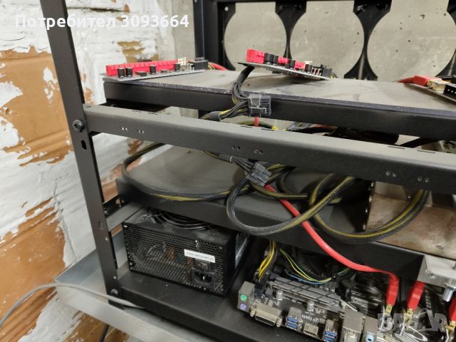 mining rig/майнинг риг, снимка 5 - Работни компютри - 45384791