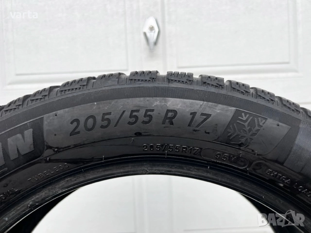 2бр Зимни гуми MICHELIN ALPIN 6, 205/55/17 , снимка 5 - Гуми и джанти - 52956209