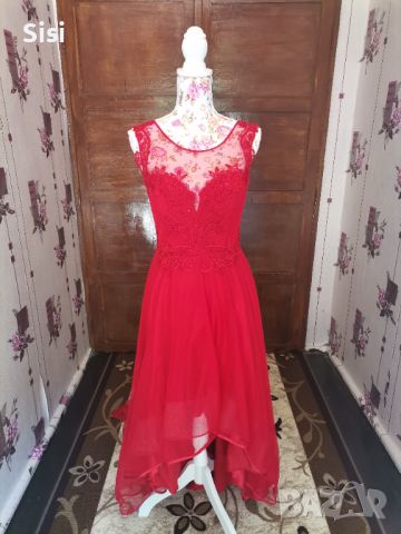 Червена Бална рокля, снимка 3 - Рокли - 45727120