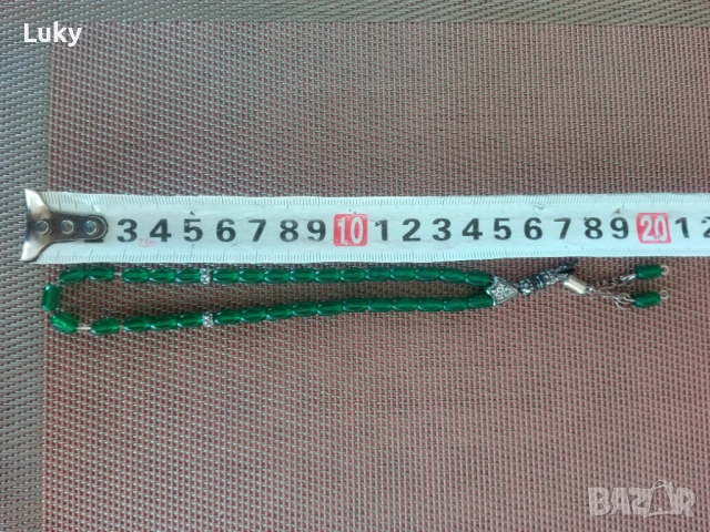 Стилна и красива с изработката си ,колекционерска броеница., снимка 4 - Антикварни и старинни предмети - 51686023