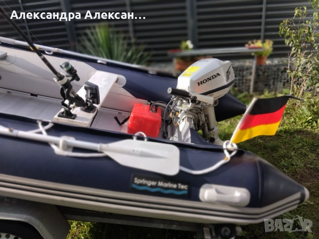 Продавам лодка с извънбордов мотор и колесар, снимка 4 - Воден транспорт - 52174125