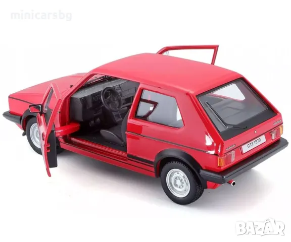 Метални колички: Volkswagen Golf MK1 GTI - Bburago, снимка 3 - Колекции - 48437779