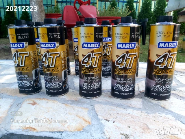 1L -Двигателно масло MARLY 5W50 4T RACING MOTOR OIL FULL SYNTHETIC, снимка 3 - Аксесоари и консумативи - 50919251