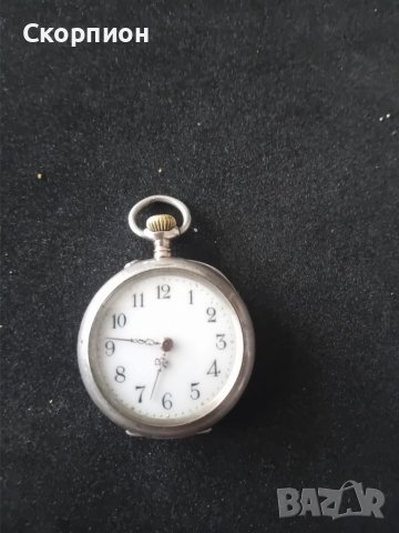 Швейцарски сребърен дамски джобен часовник - ПРОМОЦИЯ, снимка 1 - Джобни - 46357519