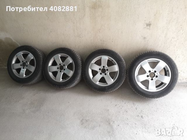 Продавам джанти със зимни гуми за мерцедес , снимка 10 - Гуми и джанти - 45520782