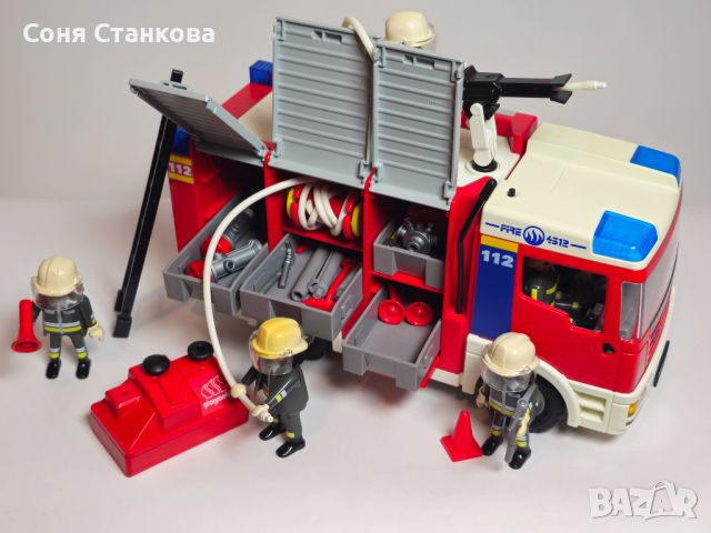 Playmobil - Пожарна кола, снимка 2 - Образователни игри - 46055834