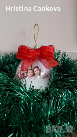 Топка за елха с ваша снимка