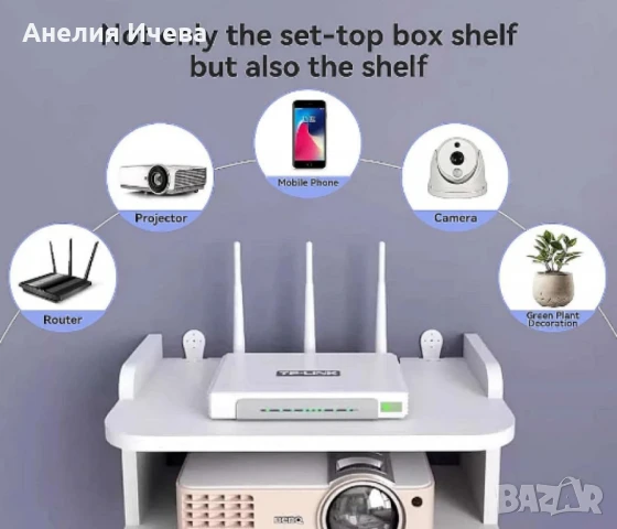 Стенна поставка, органайзер, снимка 4 - Други стоки за дома - 50572835