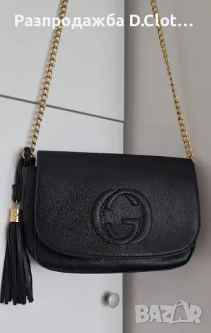 Gucci дамска чанта естествена кожа , снимка 2 - Чанти - 47547195