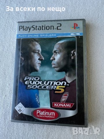 PS2 , playstation 2 , плейстейшън 2 , Pro Evolution Soccer 5, снимка 1 - Игри за PlayStation - 46419760