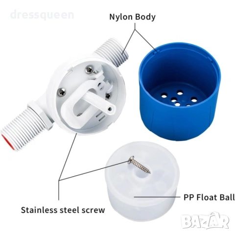 4690 Автоматичен плаващ вентил DN15 (1/2") с разширен работен диапазон, снимка 8 - Други стоки за дома - 53733287